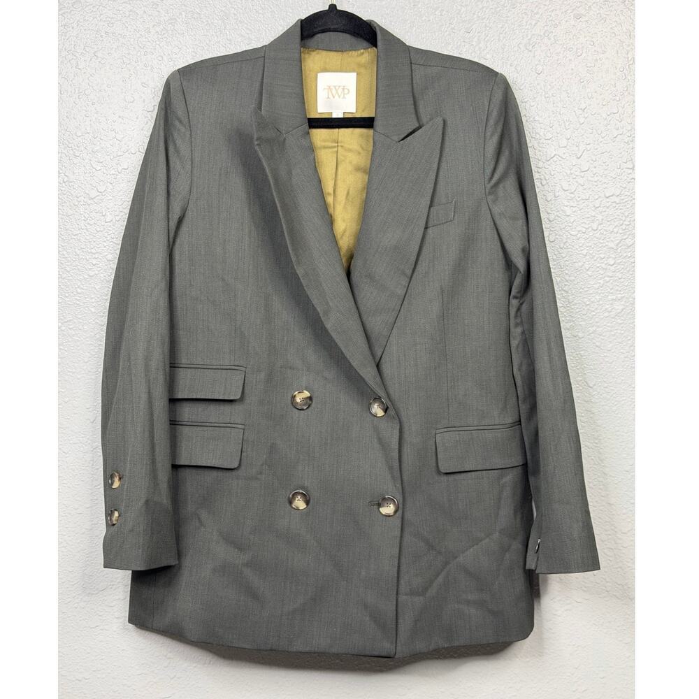 TWP Women’s Double Breasted Stretch Wool Blazer / Size-Small